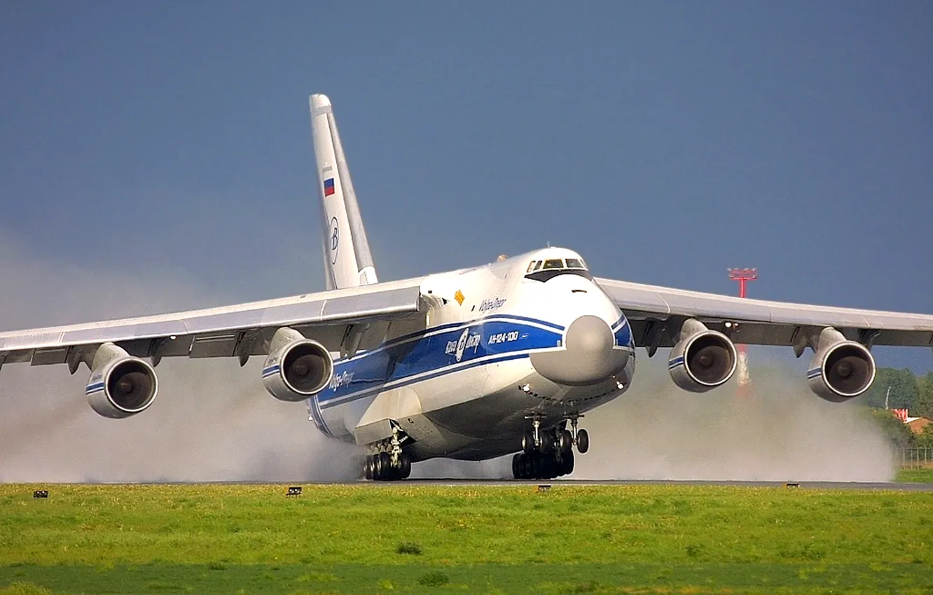 Фото обои самолёт, Ан-124, Руслан, грузовой, Антонов