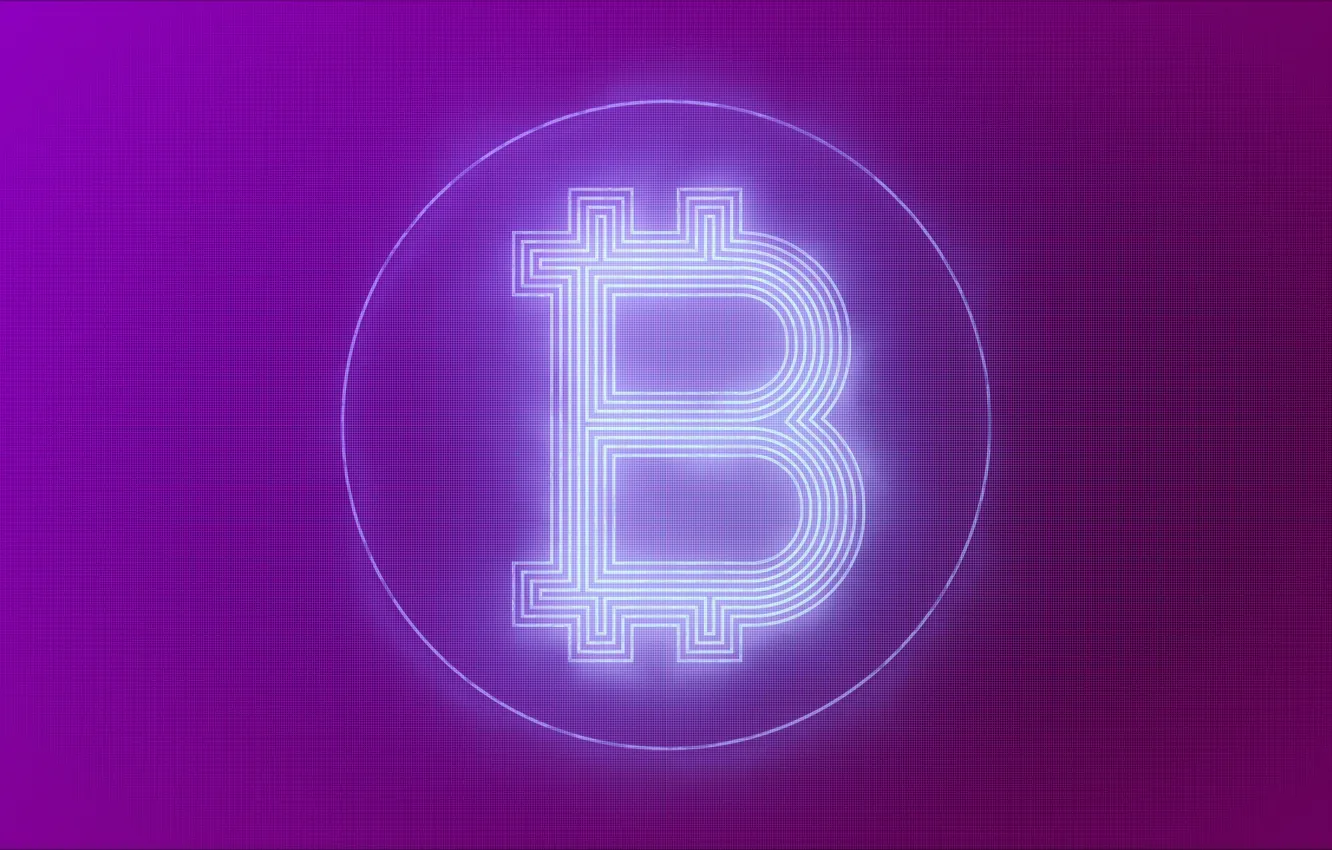 Фото обои фон, сиреневый, лого, logo, fon, bitcoin, биткоин, btc