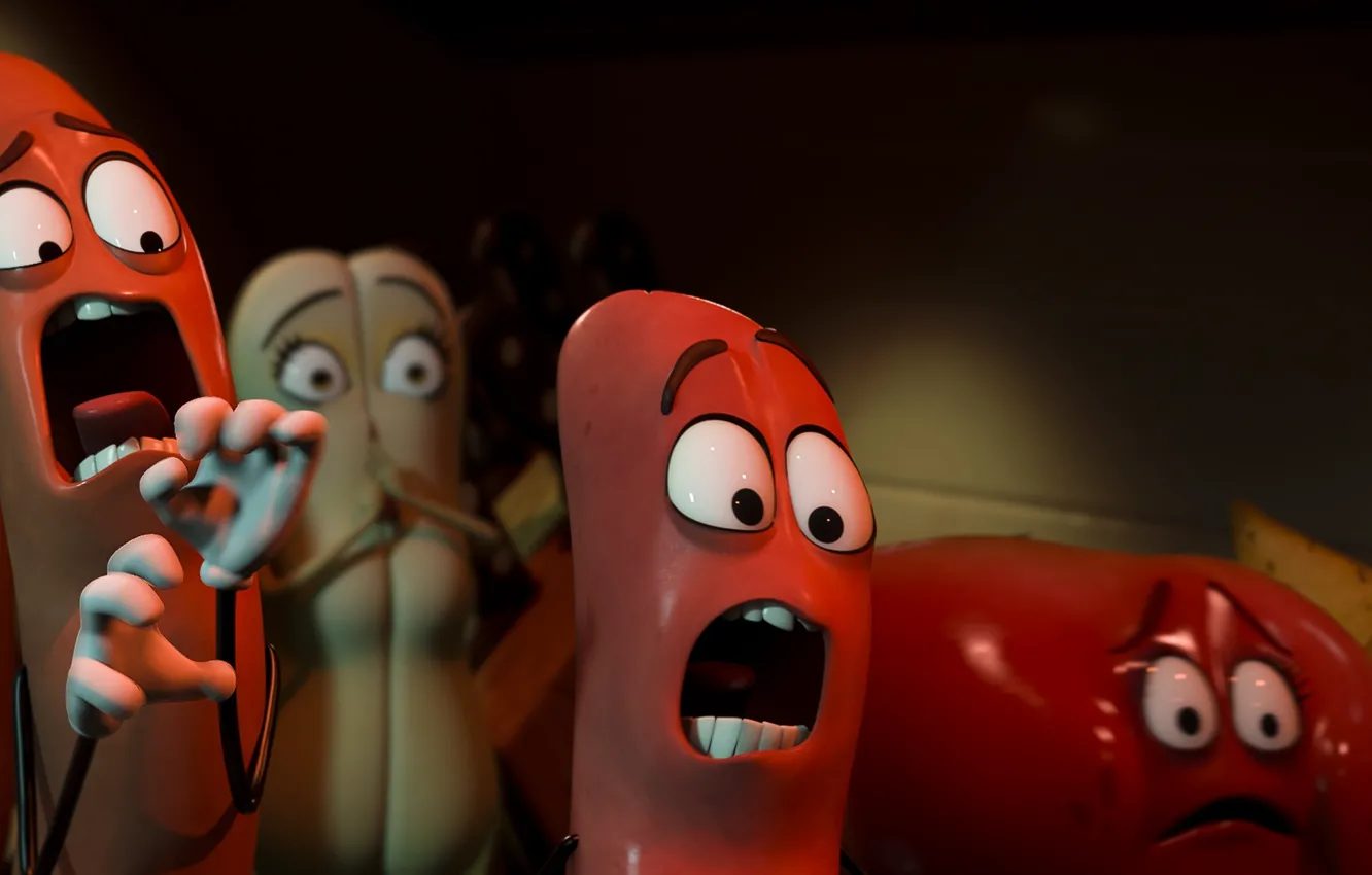 Фото обои animated film, animated movie, Sausage Party