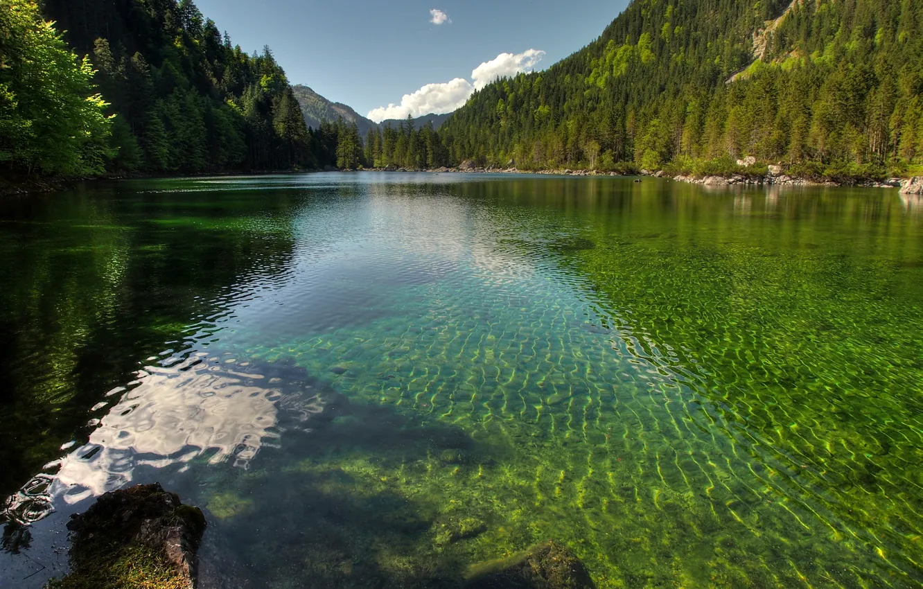Фото обои озеро, Австрия, Republik Österreich, Republika Avstrija, Osztrák Köztársaság, Republika Austrija, Gosau Valley