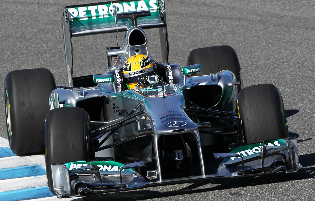 Фото обои Mercedes-Benz, formula 1, гоночный автомобиль, W04, MGP