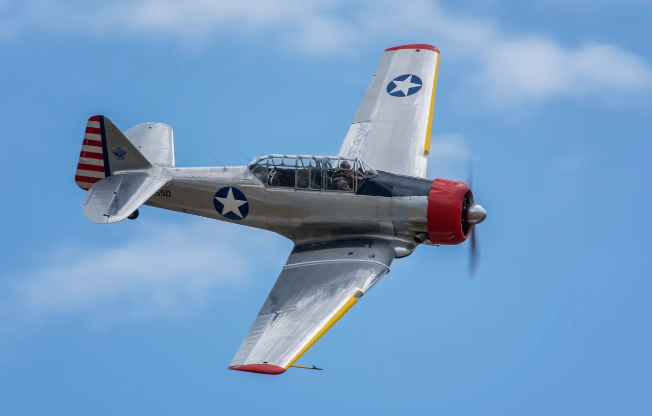 Фото обои полет, North American, AT-6, Texan