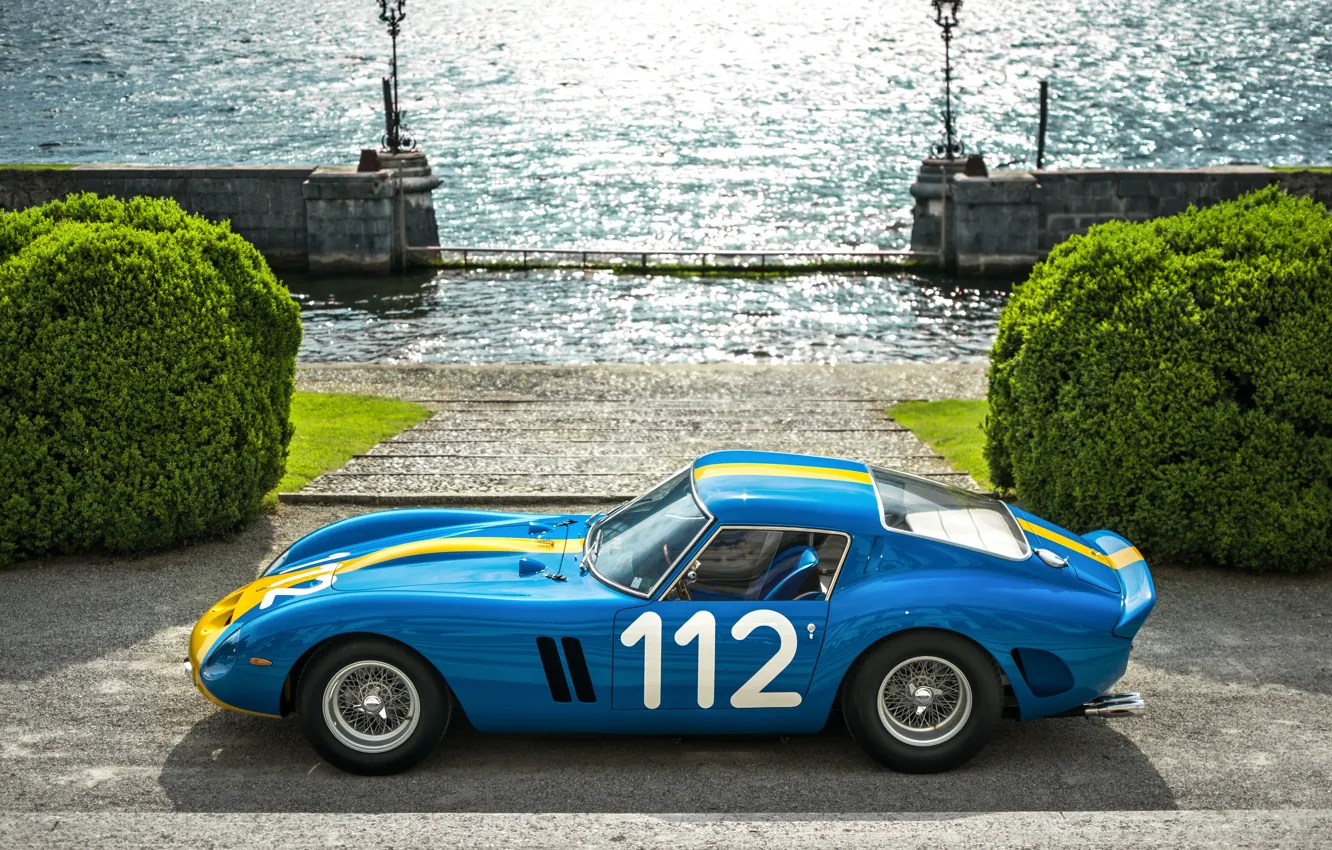 Фото обои ferrari, blue, gto, 250, Ferrari 250 GTO