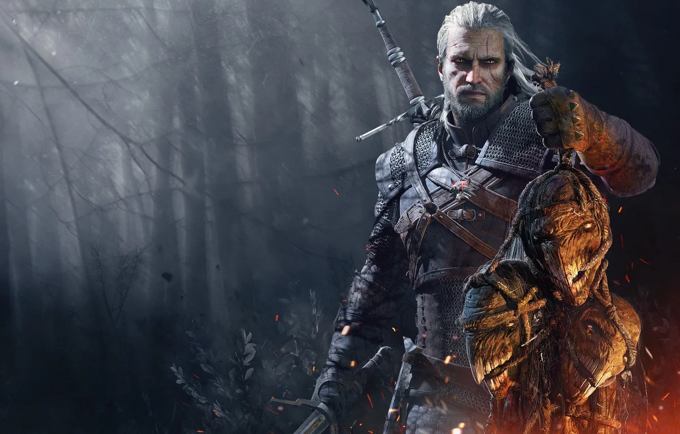 Фото обои games, Geralt, the Witcher