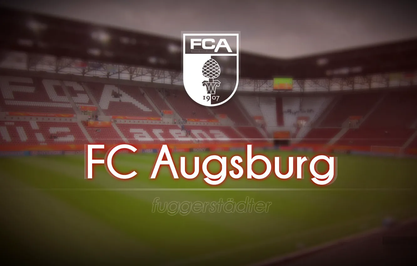 Фото обои wallpaper, sport, logo, stadium, football, FC Augsburg, WWK Arena