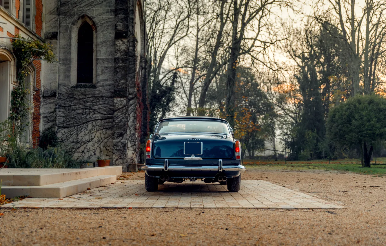 Фото обои Ferrari, rear, 1963, 250, Ferrari 250 GTE 2+2