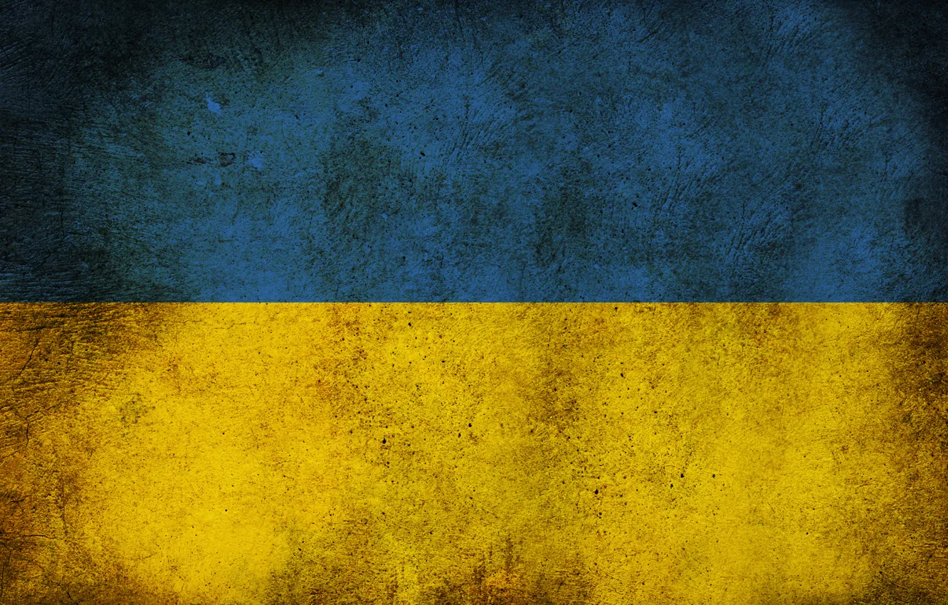 Фото обои флаг, грязь, Украина