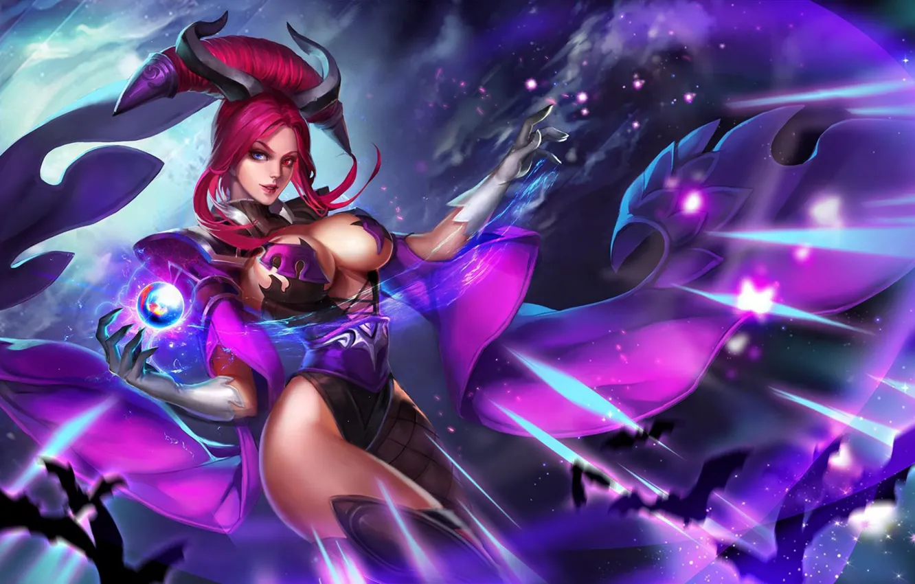 Фото обои взгляд, девушка, игра, King of Glory