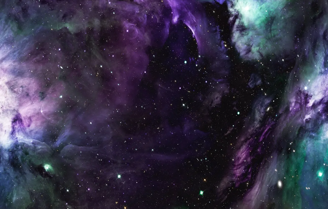 Фото обои space, universe, nebula, stars, galaxy