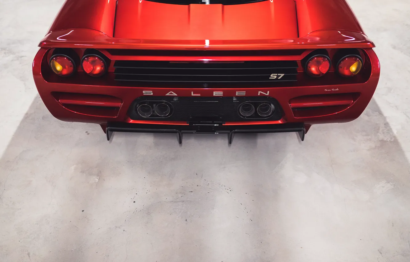 Фото обои Saleen, close-up, rear, exhaust, S7, Saleen S7 Twin Turbo