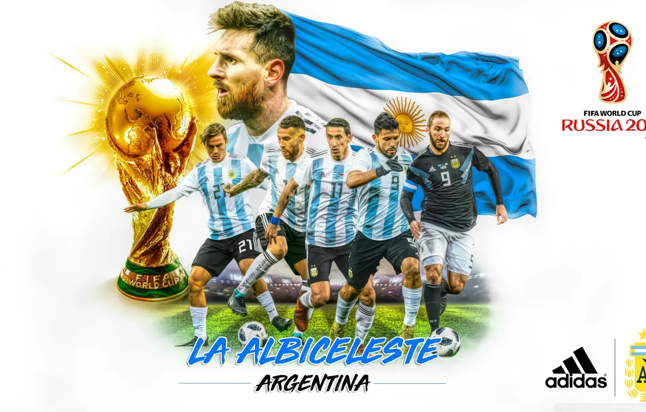 Фото обои футбол, Аргентина, 2018, Чемпионат Мира