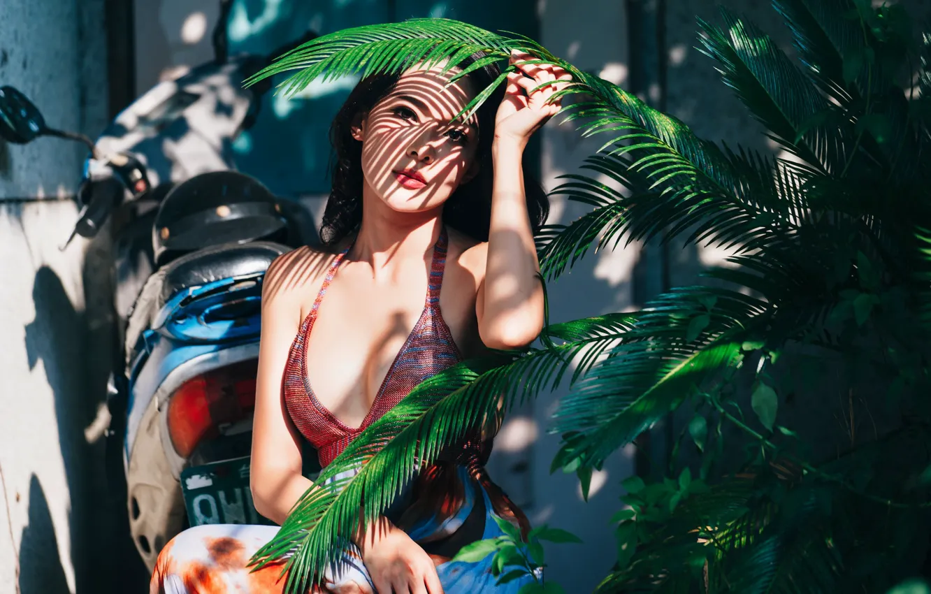 Фото обои лицо, платье, милашка, восточная модель