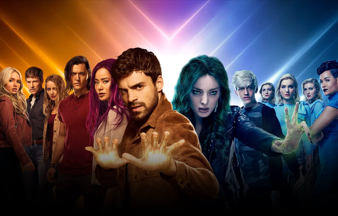 Фото обои взгляд, фильмы, сериал, актеры, способности, The Gifted, Одаренные