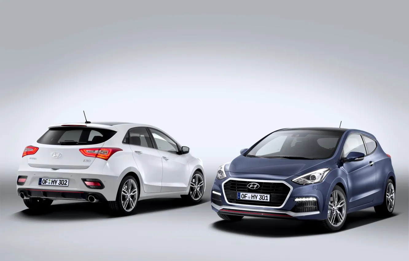 Фото обои фото, Hyundai, Автомобили, Два, 2015, i30 Turbo