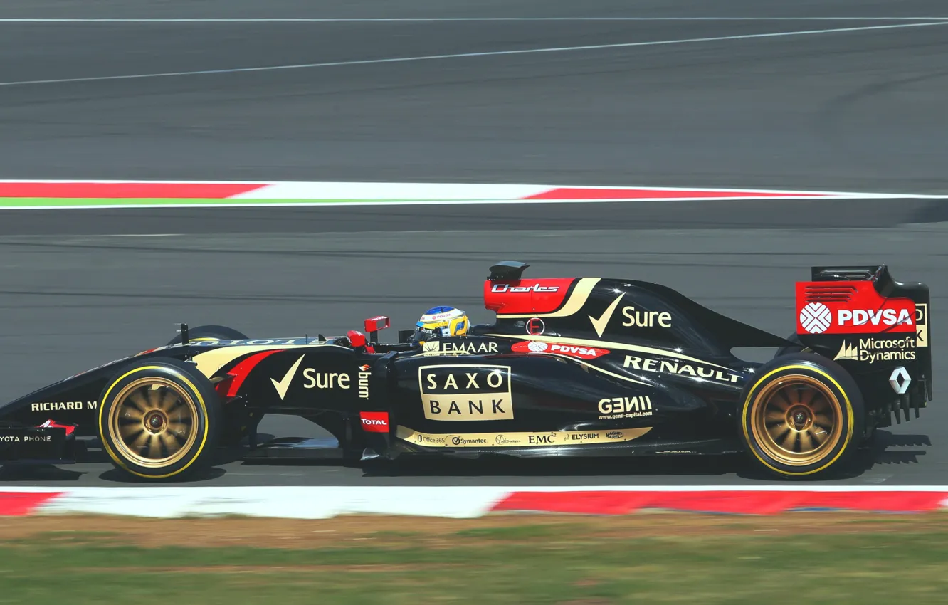Фото обои Formula 1, Lotus F1 team, E22, 18 дюймов, Charles Pic