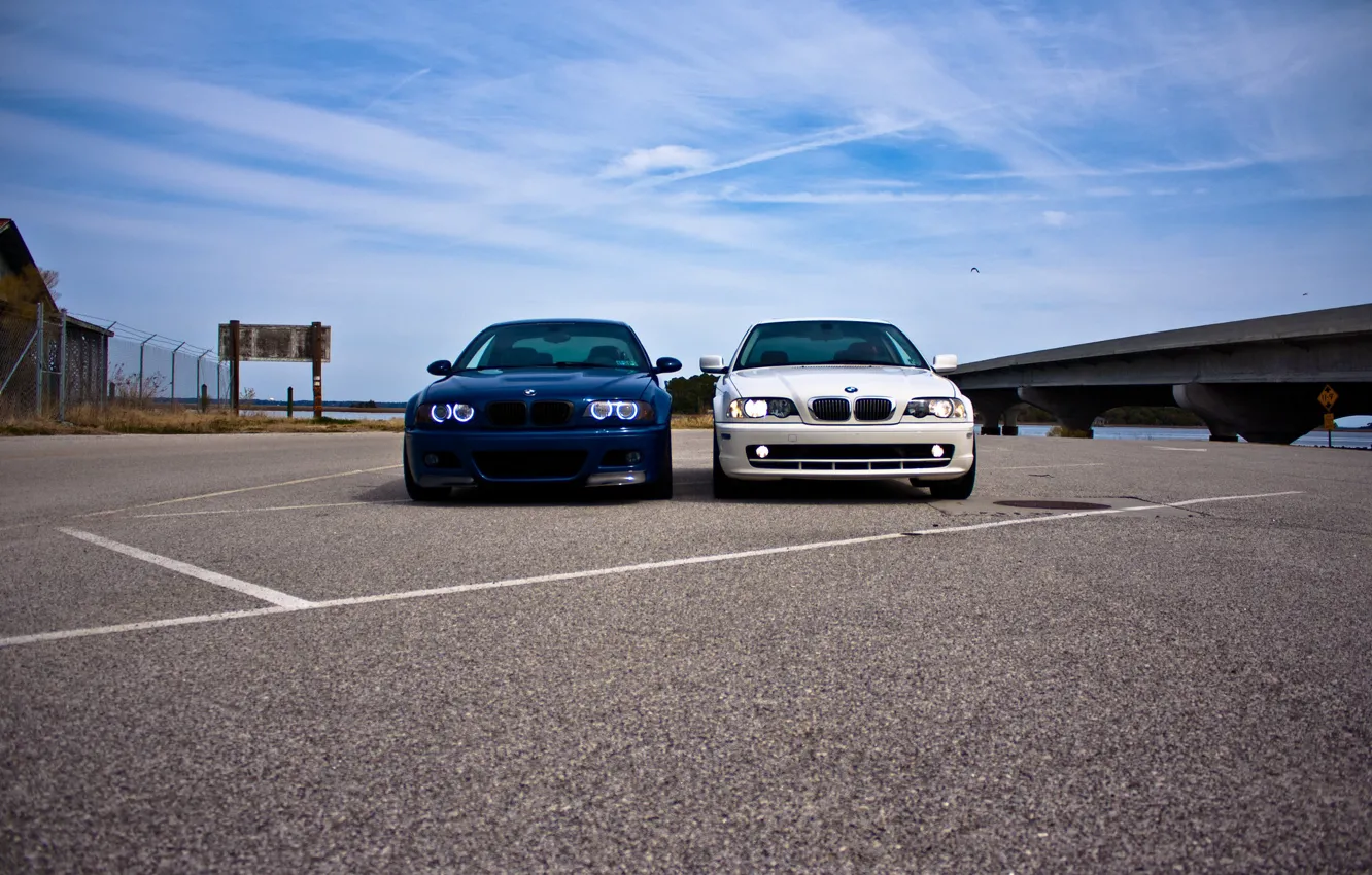 Фото обои bmw, 328i, e46, m3