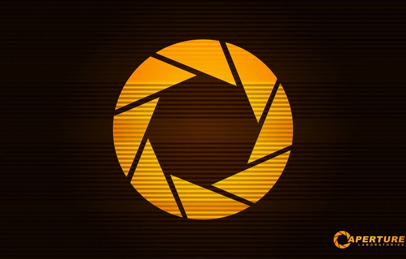 Фото обои игра, наука, круг, логотип, портал, Portal, Half-Life, компания