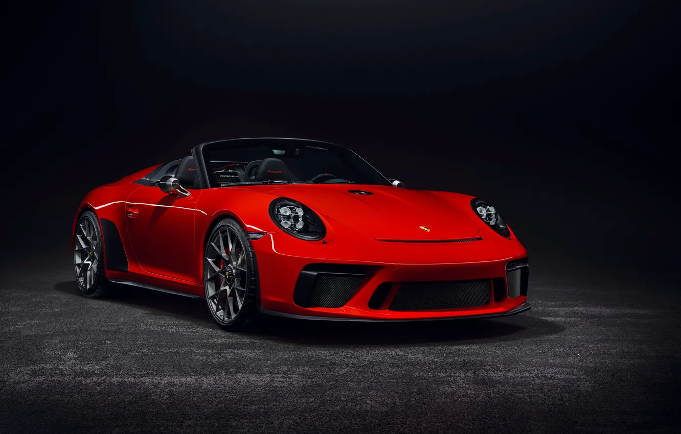 Фото обои 911, Porsche, 2018, Speedster, Concept II