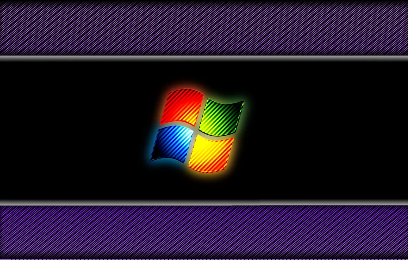 Фото обои windows, purple, version, vyndo