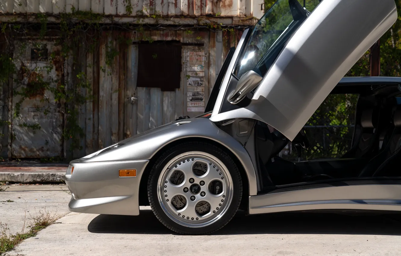 Фото обои Lamborghini, Diablo, wheel, lambo door, Lamborghini Diablo VT Roadster