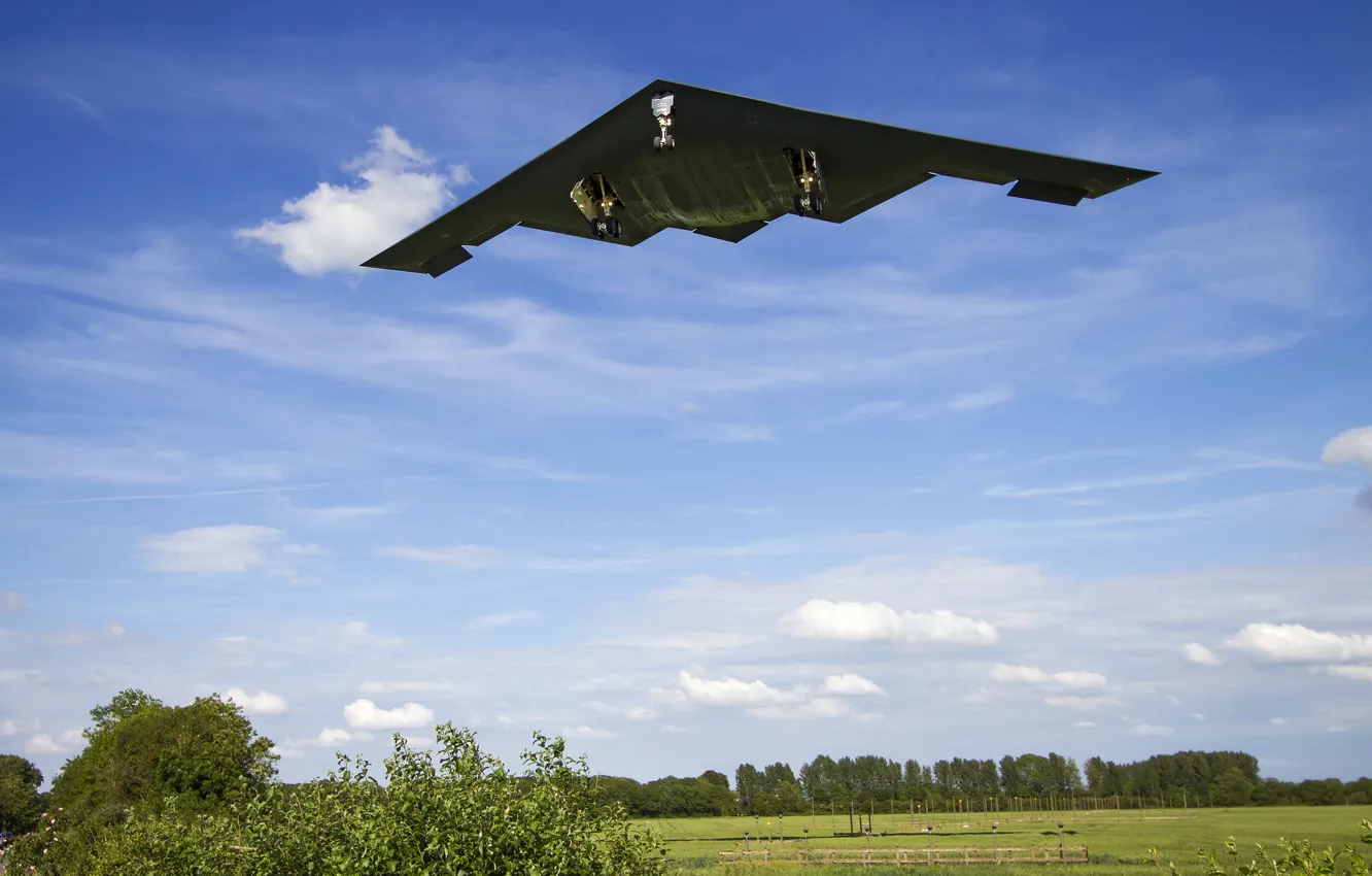 Фото обои бомбардировщик, Northrop, стратегический, B-2A Spirit