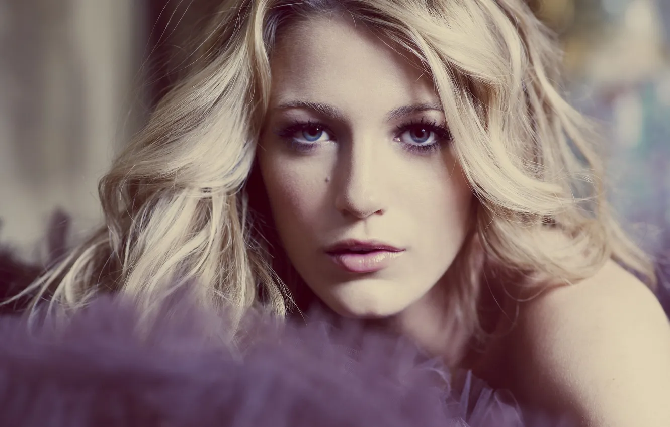 Фото обои актриса, блондинка, родинка, блэйк лавли, blake lively
