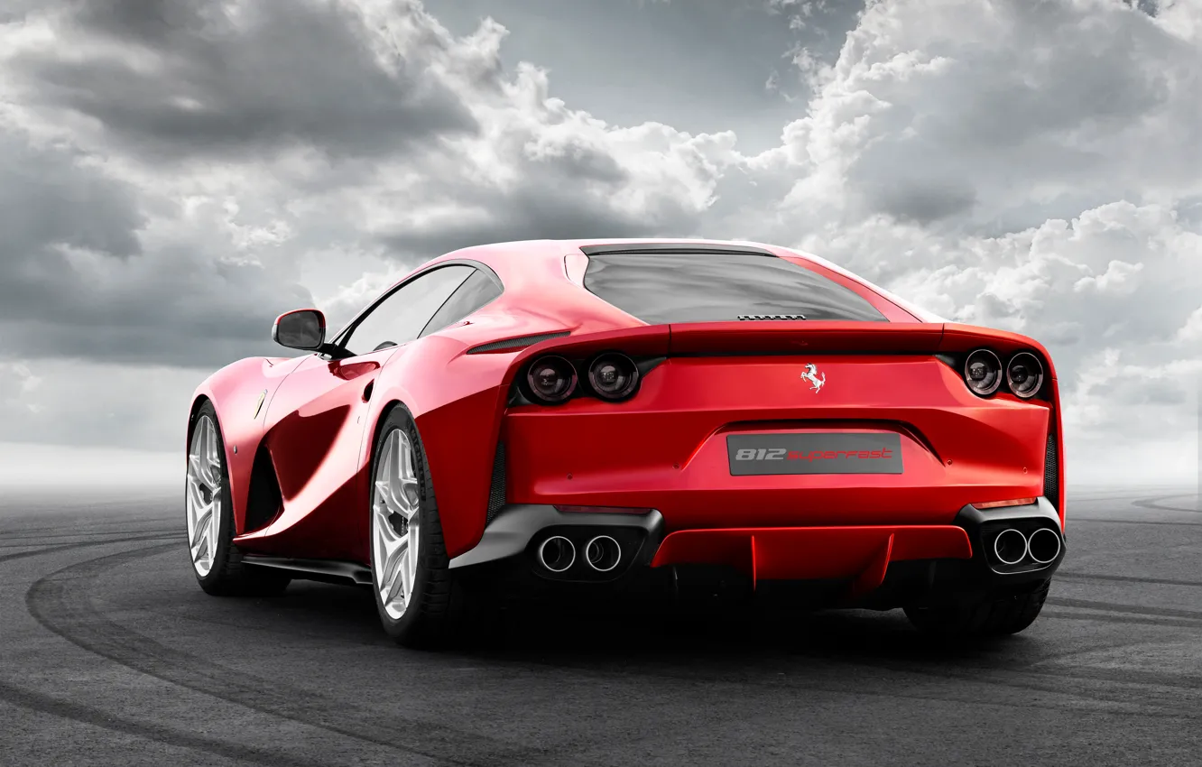 Фото обои Ferrari, суперкар, Superfast, 812