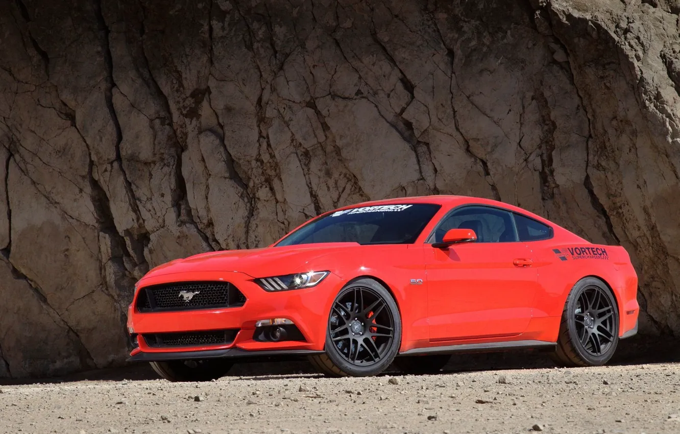 Фото обои Mustang, Ford, Supercar, Competition, Muscle USA 2015