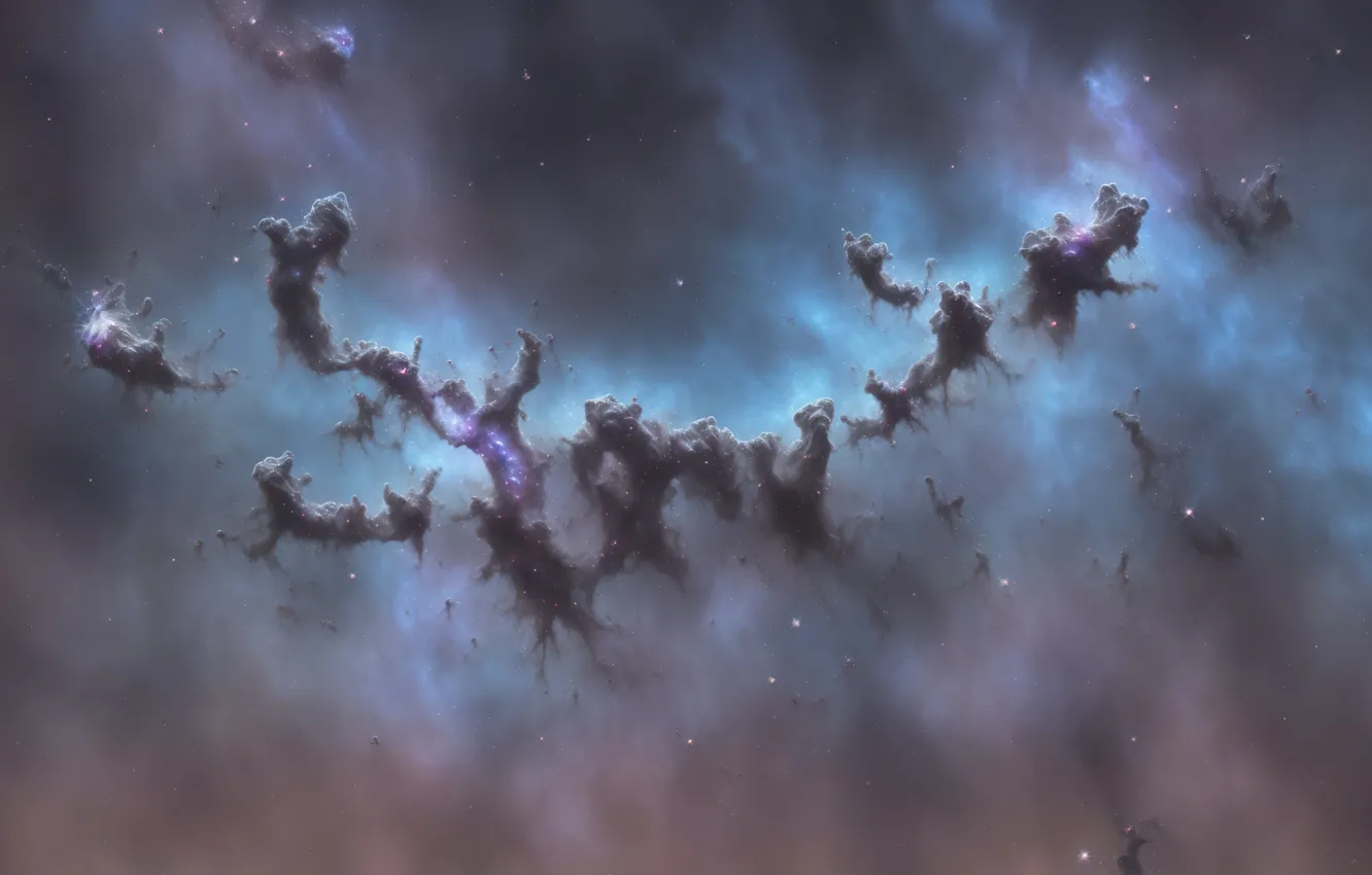 Фото обои space, universe, nebula, stars, outer space