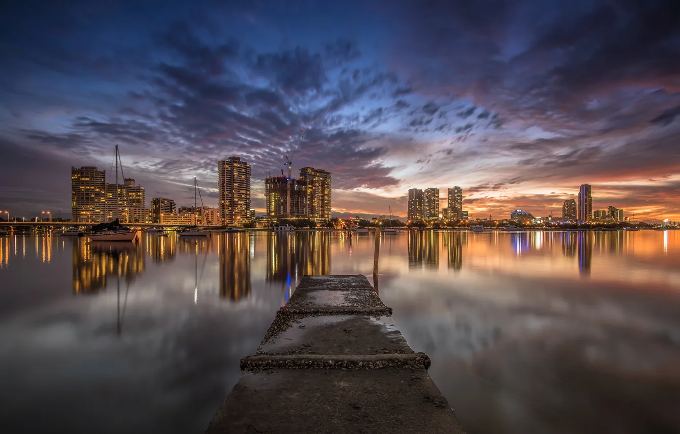 Фото обои Australia, Queensland, Gold Coast, Nerang River, Main Beach, Floating Paradise