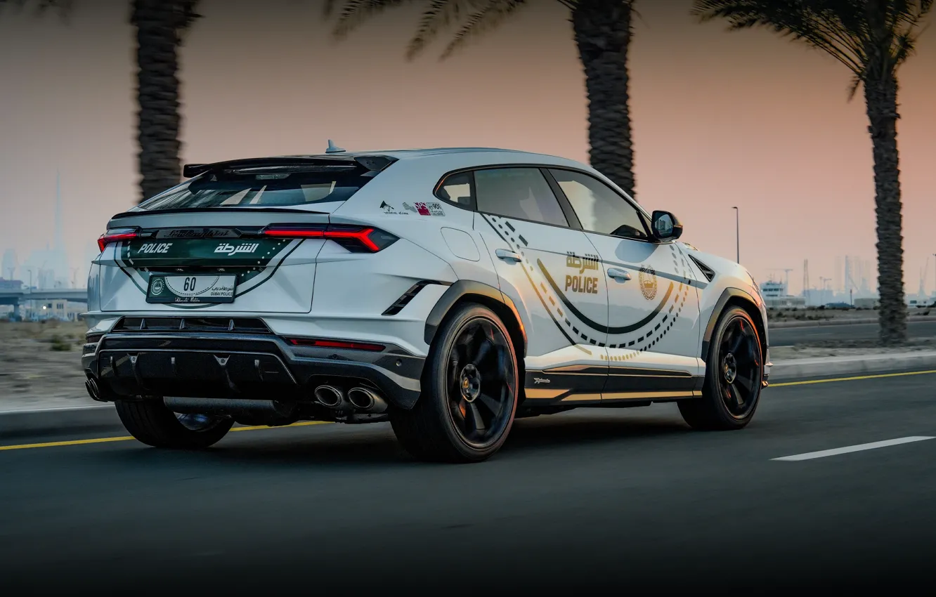 Фото обои Lamborghini, Urus, Lamborghini Urus Performante Dubai Police