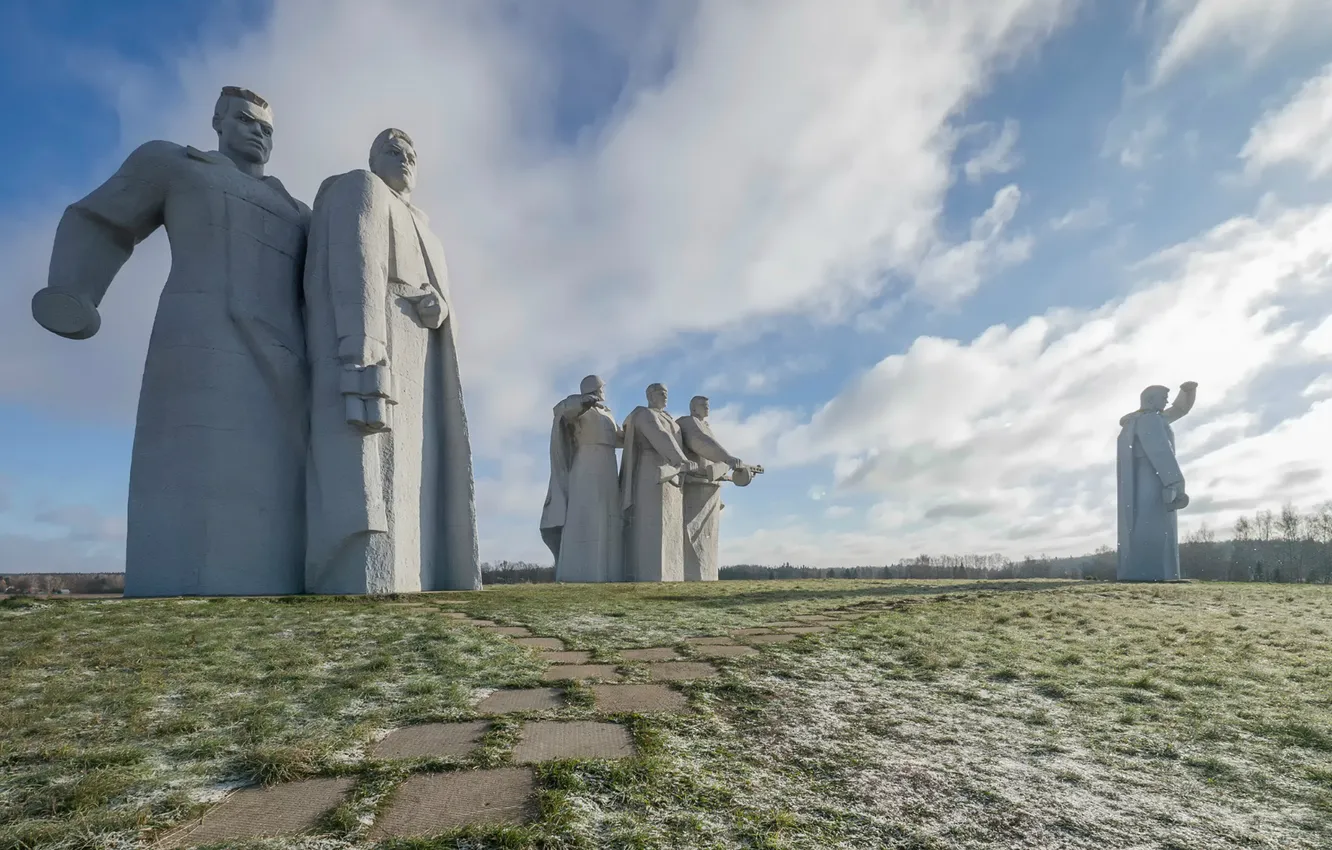 Фото обои Московская область, Дубосеково, Мемориал «Героям-панфиловцам»