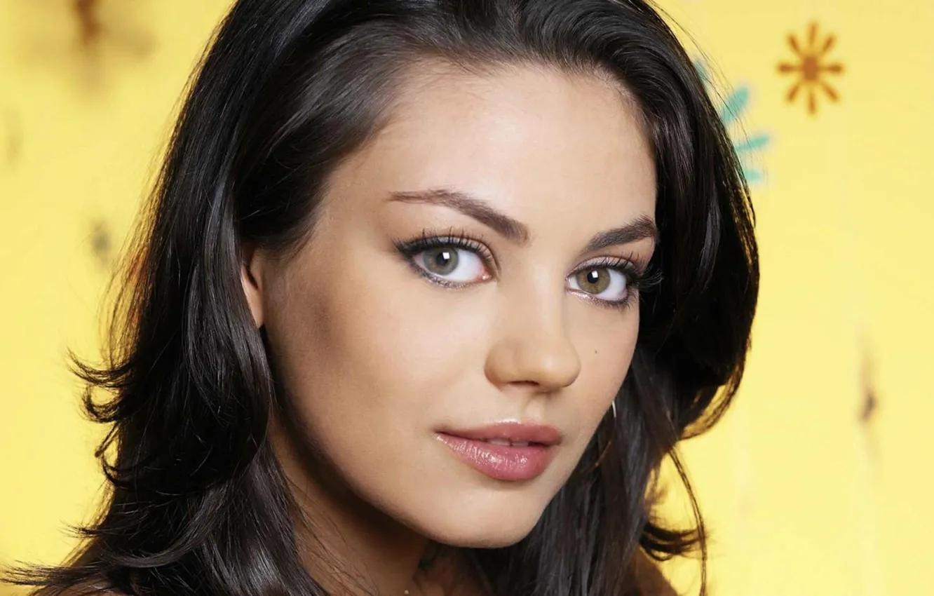 Фото обои девушка, милая, актриса, красавица, girl, шатенка, Mila Kunis