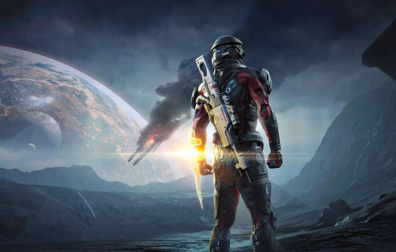 Фото обои BioWare, Game, Electronic Arts, Mass Effect: Andromeda