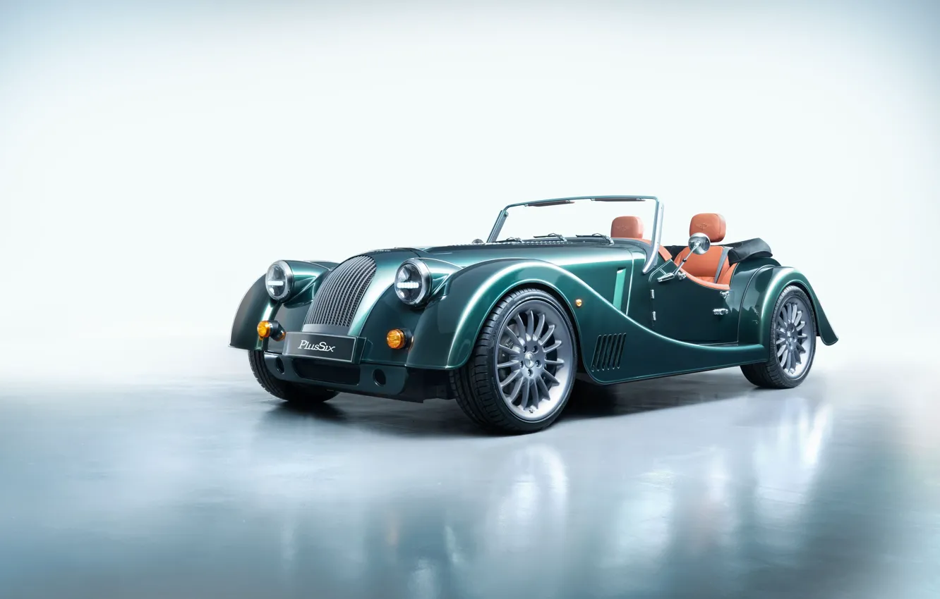 Фото обои Roadster, Родстер, Sports car, Спортивный автомобиль, Morgan Motor Company, Morgan Plus Six