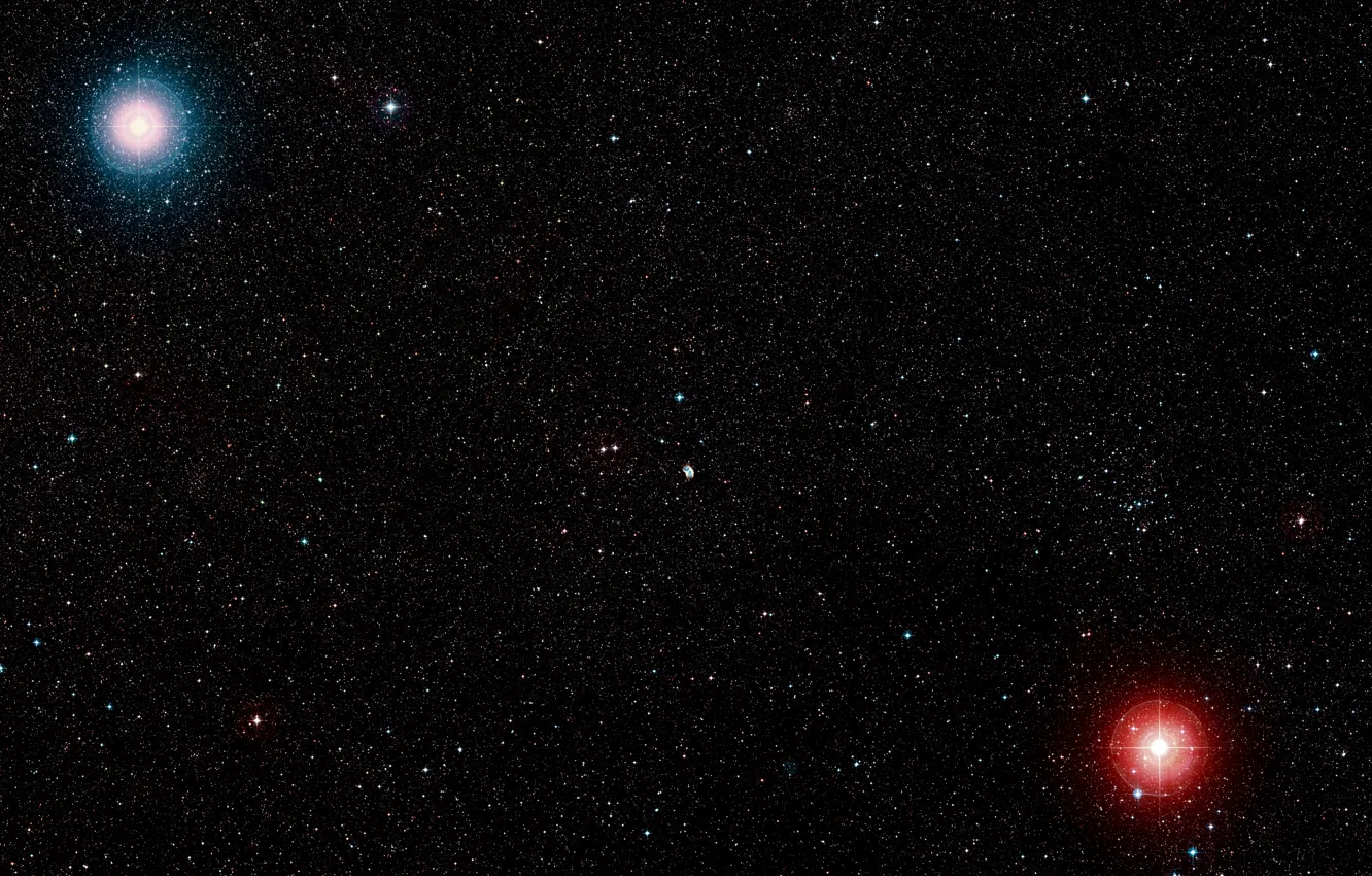 Фото обои Star, Stars, Nebula, Digitized Sky Survey 2, Vela, ESO, DSS 2, DSS2