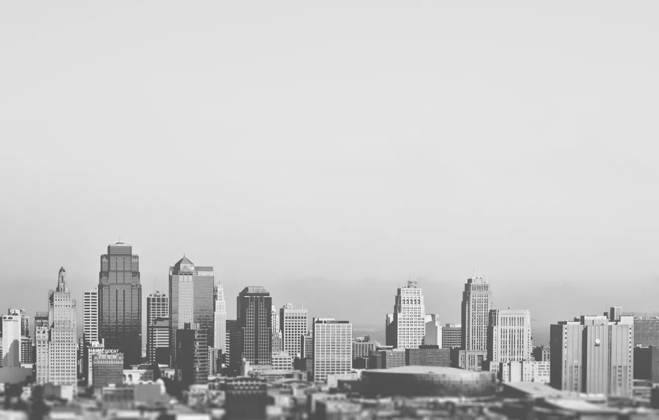 Фото обои skyline, black and white, buildings, architecture, skyscrapers, structure, b/w, concrete
