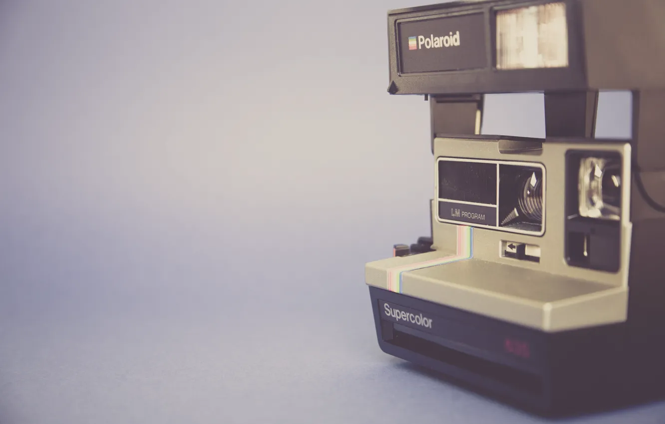Фото обои фотоаппарат, полароид, Polaroid