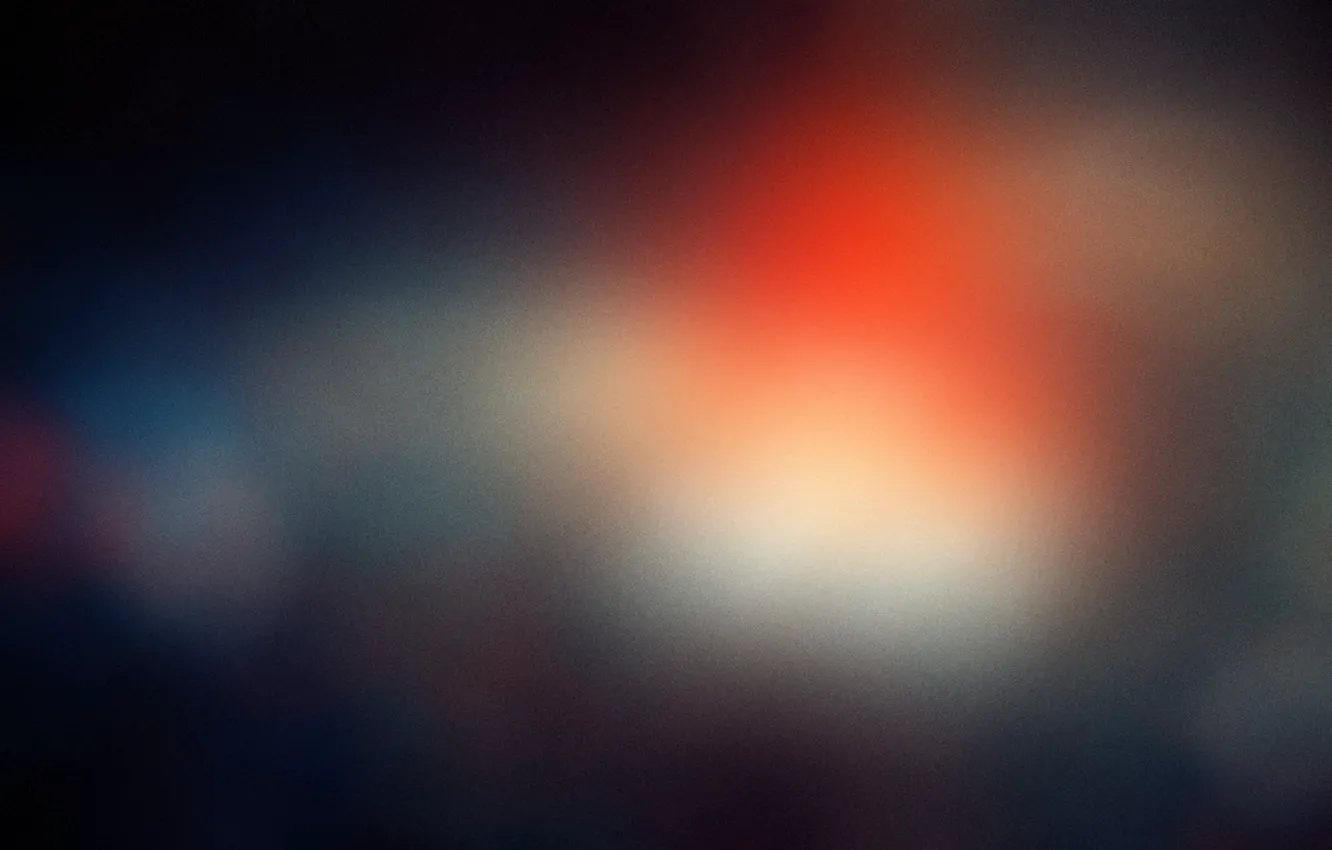 Фото обои свет, пятна, шум, ярко, blue, macro, orange, blur
