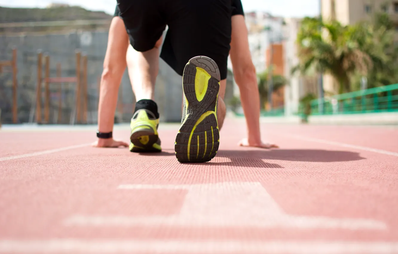 Фото обои sport, slippers, pose outlet to run