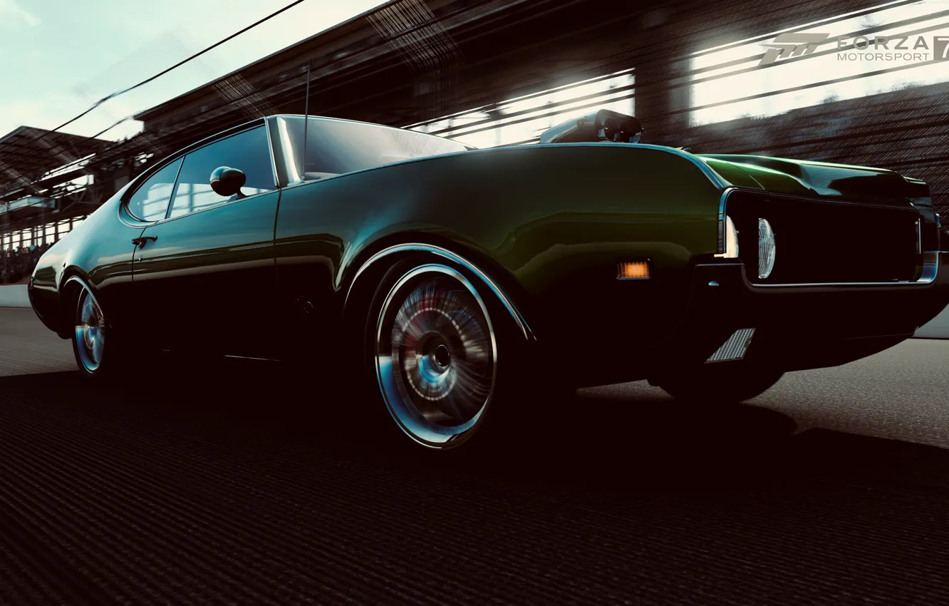 Фото обои HDR, Muscle, Car, Game, 442, Oldsmobile, Muscle Car, Hurst