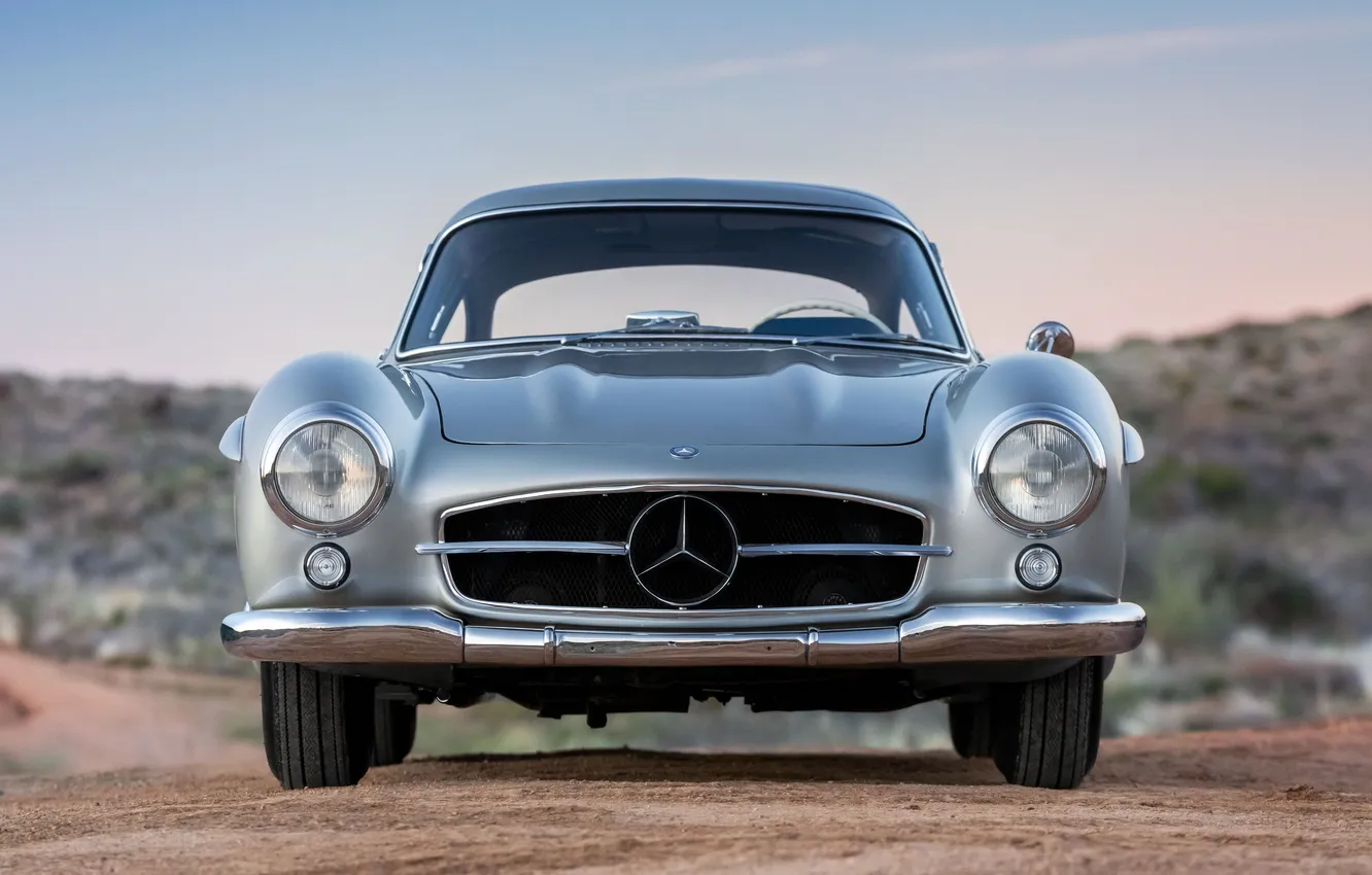 Фото обои Mercedes-Benz, 300SL, 1955, Mercedes-Benz 300 SL, Gullwing