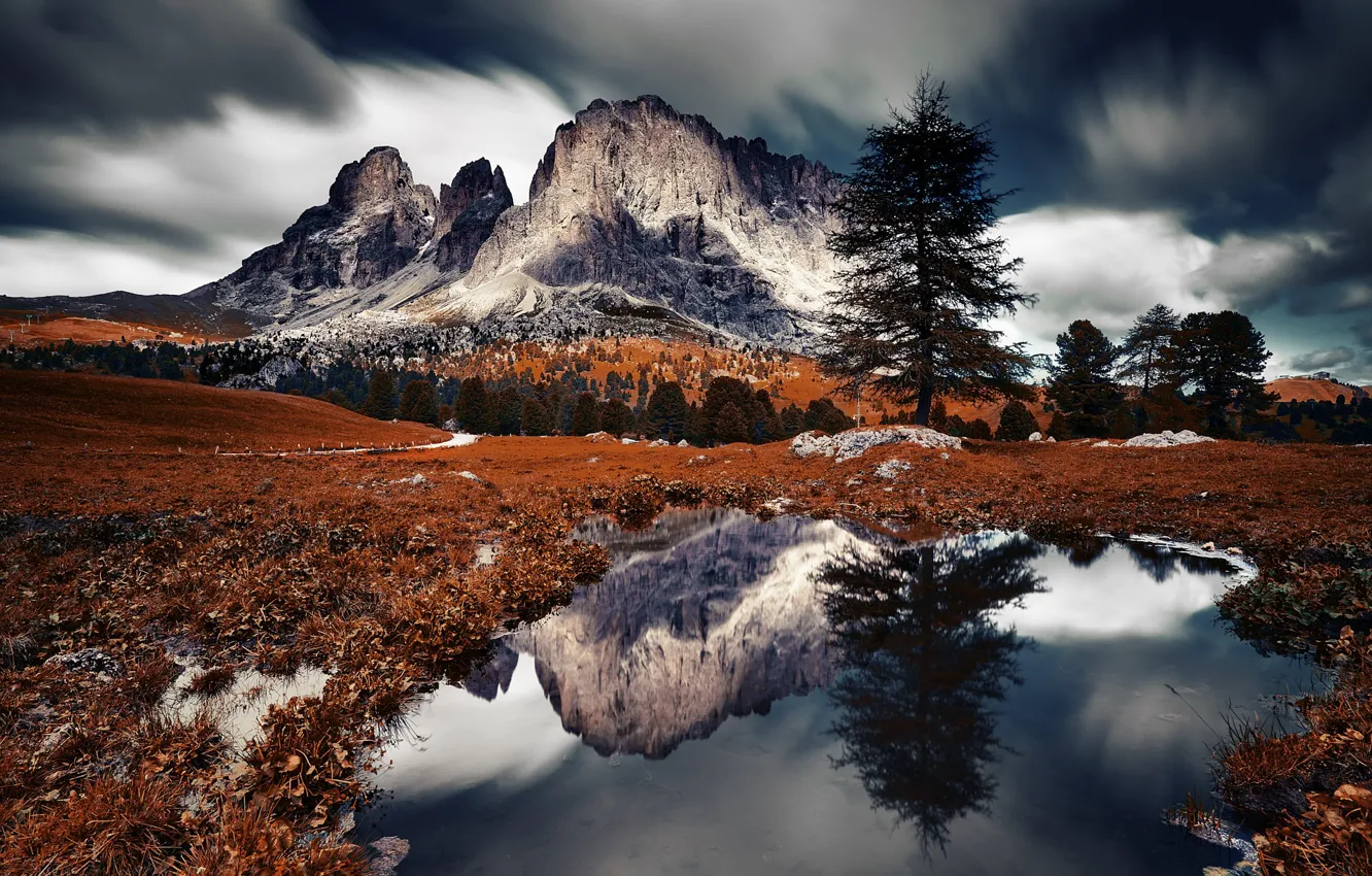 Фото обои горы, природа, Dolomites Italie