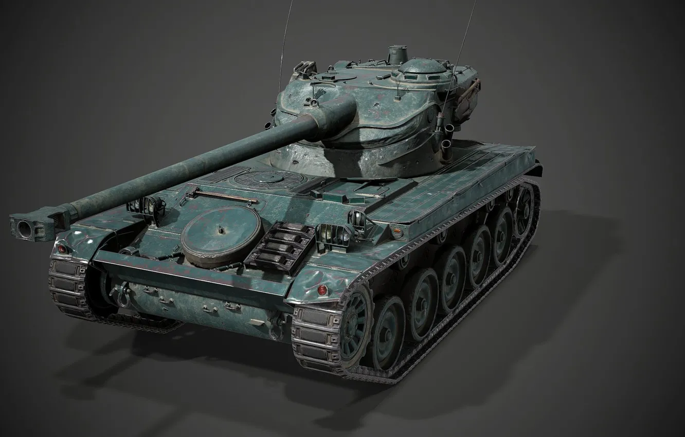 Фото обои Франция, Лёгкий танк, AMX 13-90