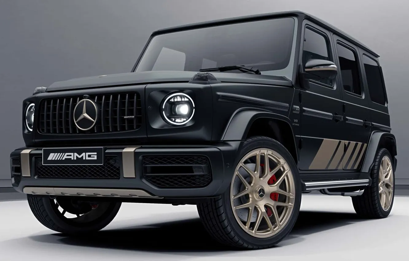 Фото обои внедорожник, вид спереди, G 63, Mercedes-AMG, Grand Edition, 2023, Мерседес АМГ, Mercedes-AMG G 63 Grand …