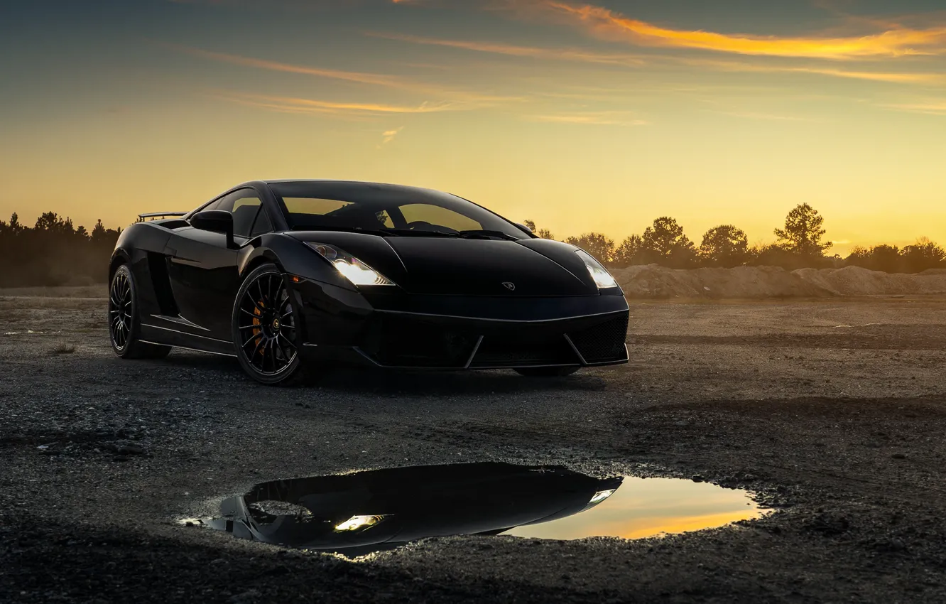 Фото обои дизайн, Lamborghini, автомобиль, Turbo