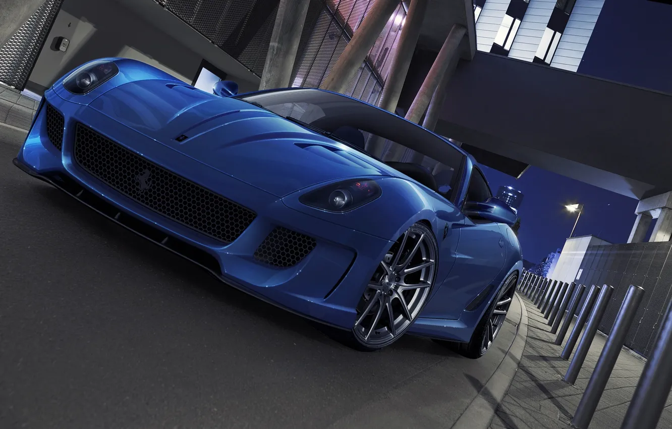 Фото обои car, машина, авто, Феррари, Ferrari, суперкар, supercar, синяя
