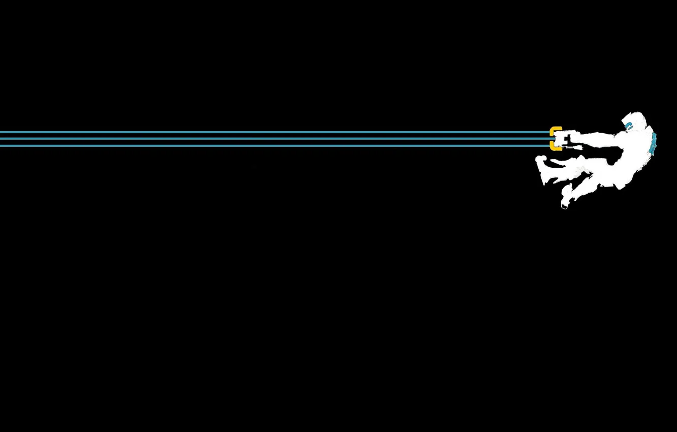Фото обои темный фон, игра, минимализм, game, Dead Space, minimalism, плазменный резак, dark background