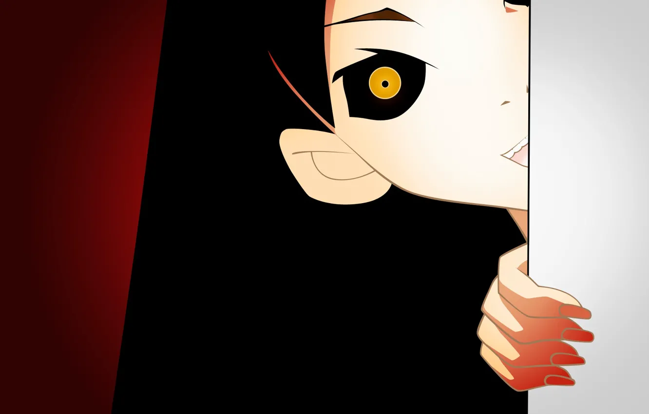 Фото обои взгляд, девушка, Sayonara Zetsubou Sensei, Прощай безрадостный сенсей
