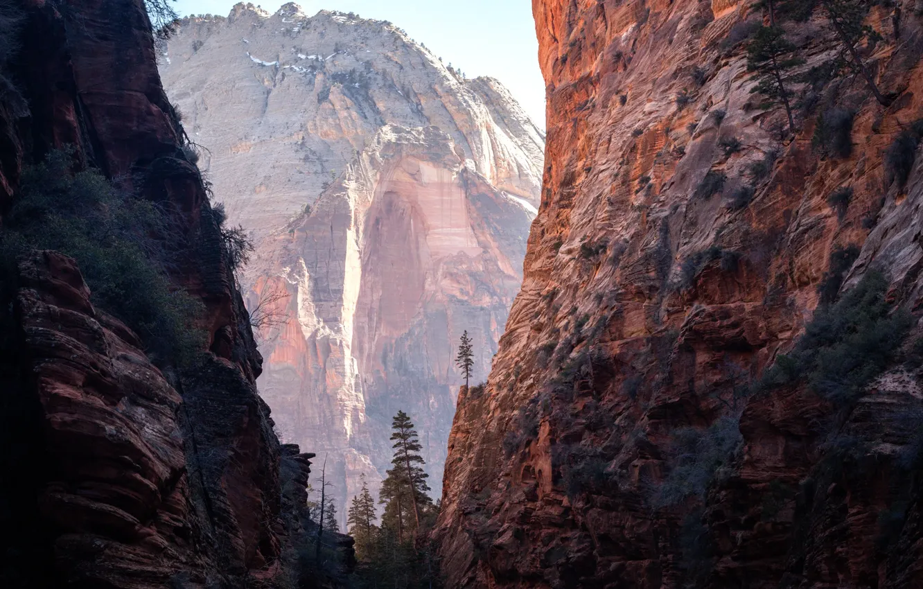 Фото обои горы, скалы, каньон